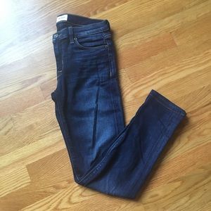 Hudson Dark Wash Colette Mid Rise Skinny Jeans